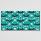 Night Creatures - Teal Desk Mat Gallery Image 3