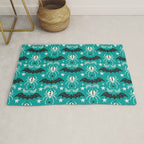 Night Creatures - Teal Rug Gallery Image 1