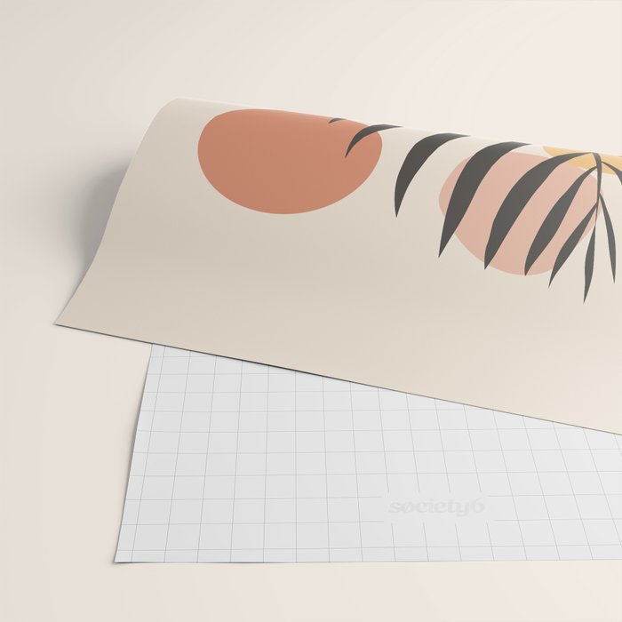 Cat and Plant 32 Wrapping Paper Gallery Image 2
