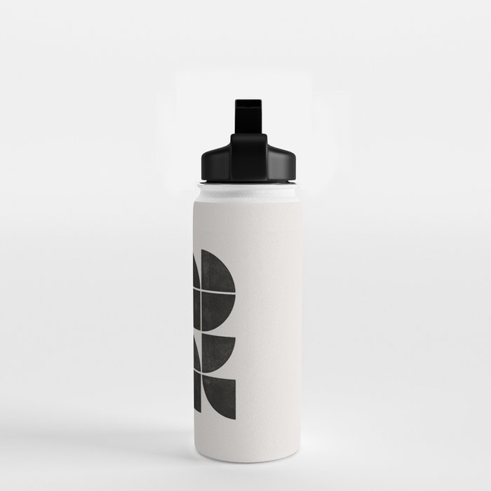 Mid-Century Modern No.35 - Woodblock Print Water Bottle Gallery Image 2