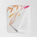 Hamsa Hand â Pink & Peach Palette Throw Blanket Gallery Image 3