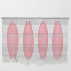Surfboards in Pink Wall Hanging Gallery Image 1
