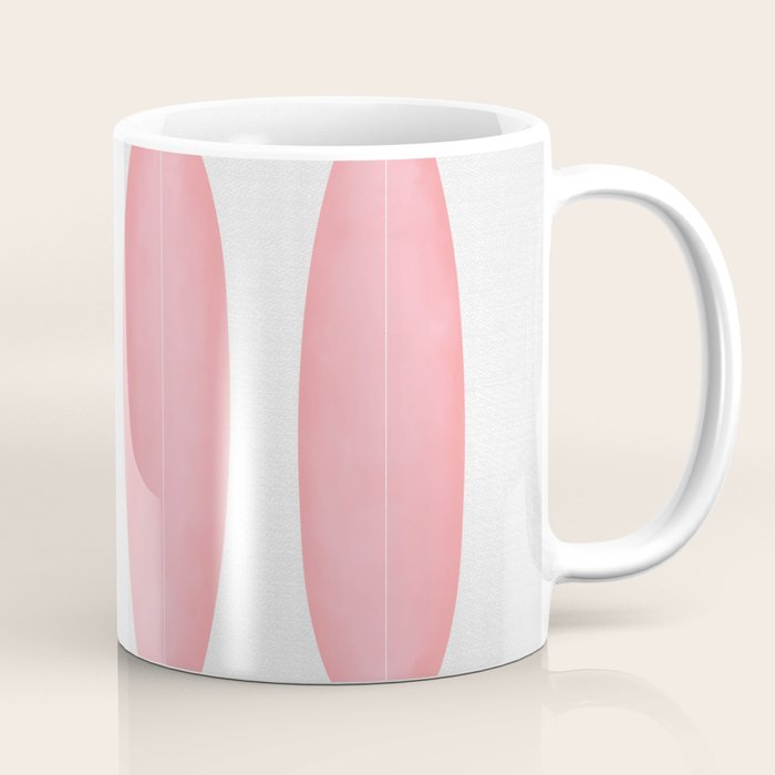 Surfboards in Pink Coffee Mug Gallery Image 1