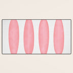 Surfboards in Pink Desk Mat Gallery Image 3