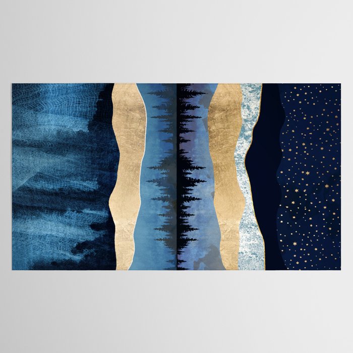 Midnight Lake Tablecloth Gallery Image 2