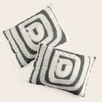 Boho black and white tribal design Pillow Sham Gallery Image 3