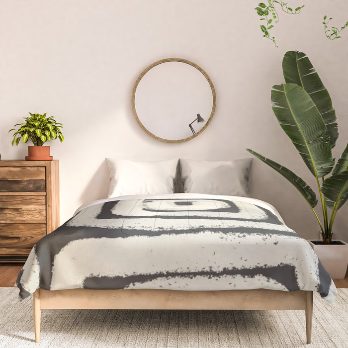 Boho black and white tribal design Comforter Gallery Image 3