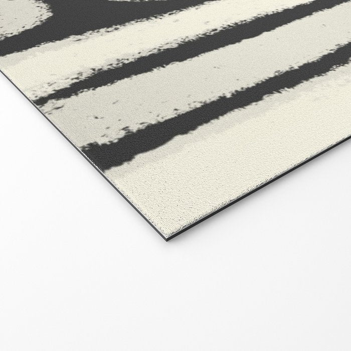 Boho black and white tribal design Welcome Mat Gallery Image 2