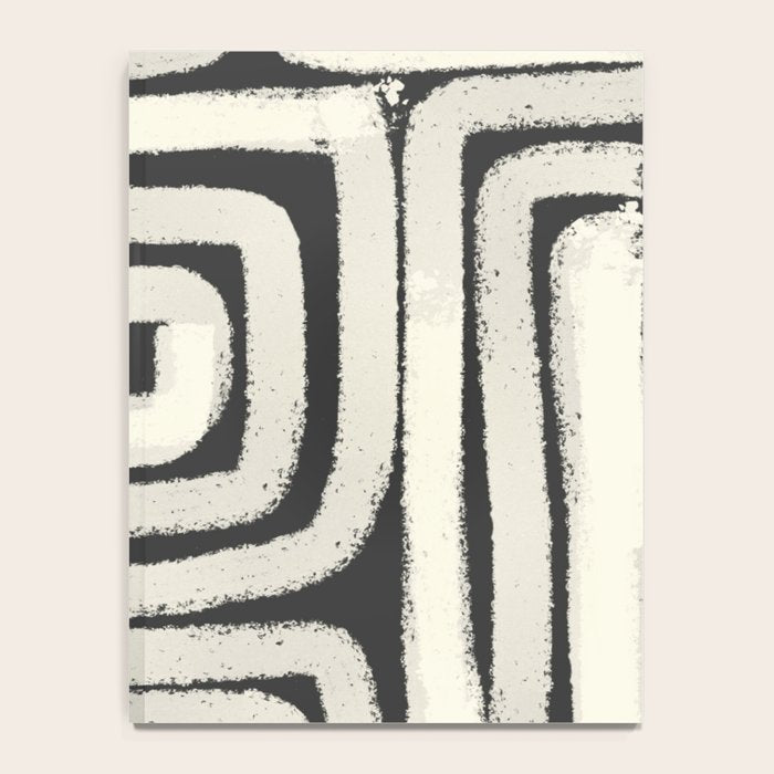 Boho black and white tribal design Notebook Gallery Image 4