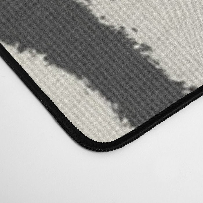 Boho black and white tribal design Desk Mat Gallery Image 4