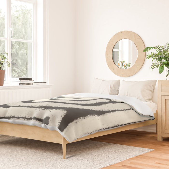 Boho black and white tribal design Duvet Cover Gallery Image 2