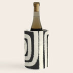 Boho black and white tribal design Wine Chiller Gallery Image 3