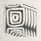 Boho black and white tribal design Wrapping Paper Gallery Image 3