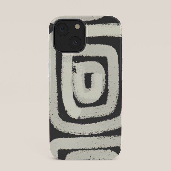 Boho black and white tribal design iPhone Case Gallery Image 33