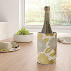 Warm Neutral Floral Pattern Wine Chiller Gallery Image 4