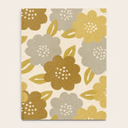 Warm Neutral Floral Pattern Notebook Gallery Image 4