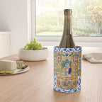 Italian,Sicilian art,holy Mary,Virgin Mary,maiolica,tiles,lemons,Citrus  Wine Chiller Gallery Image 4