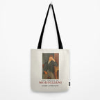 Amedeo Modigliani Vintage Exhibition Poster, 1958 Tote Bag Gallery Image 2