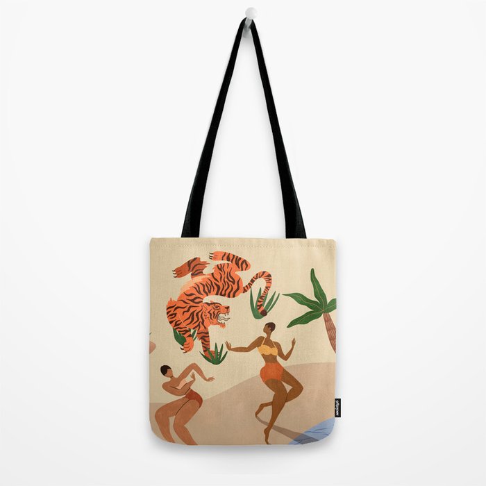 Dancing with Tiger Tote Bag Gallery Image 2