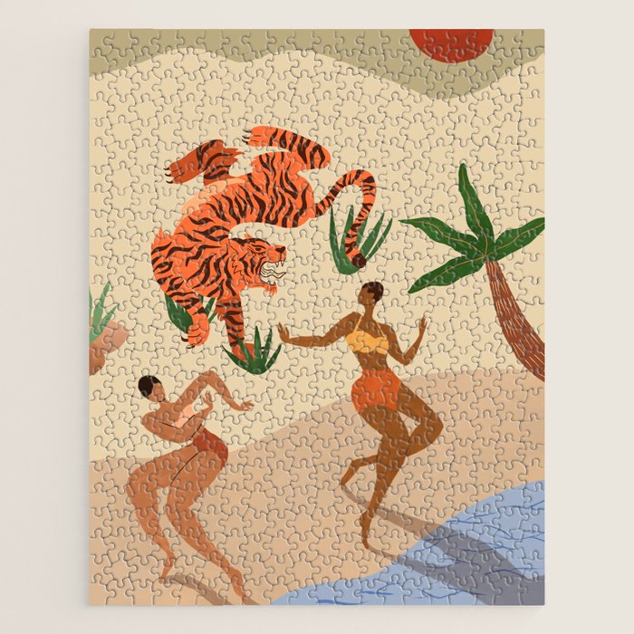 Dancing with Tiger Jigsaw Puzzle Gallery Image 1