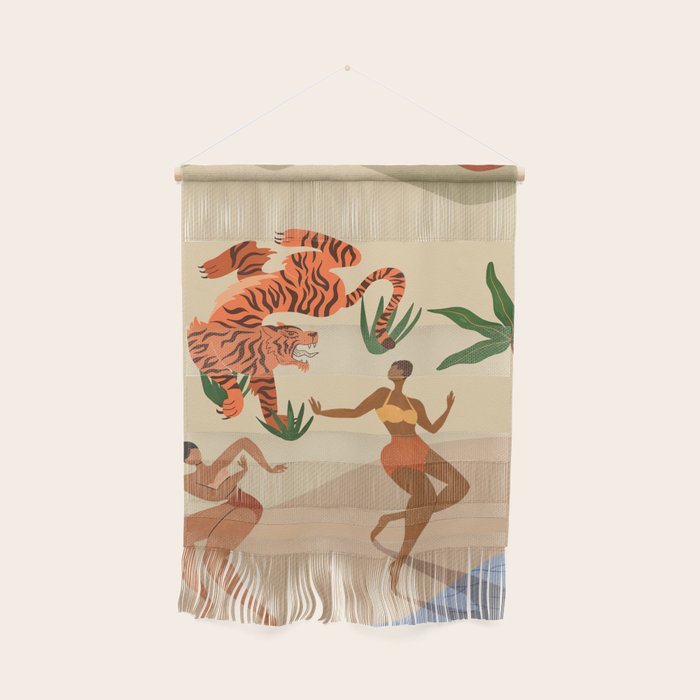 Dancing with Tiger Wall Hanging Gallery Image 1