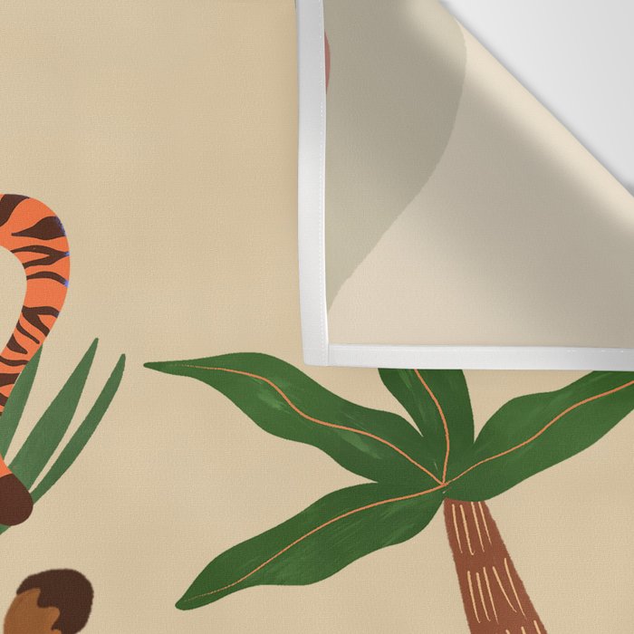 Dancing with Tiger Wall Tapestry Gallery Image 3