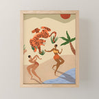 Dancing with Tiger Mini Art Print Gallery Image 1