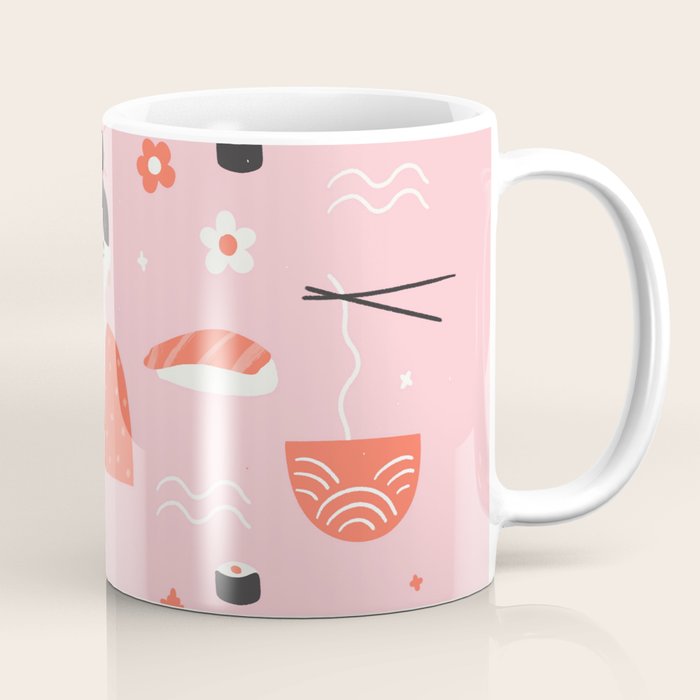 Dreaming of Japan Pattern Coffee Mug Gallery Image 1
