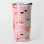 Dreaming of Japan Pattern Travel Mug Gallery Image 2