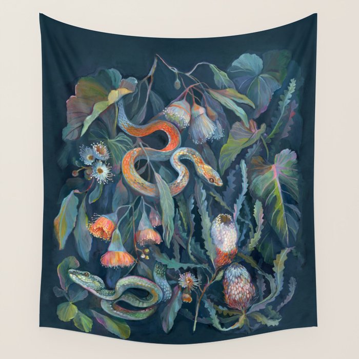 Snake Banksia Forest Wall Tapestry Gallery Image 1