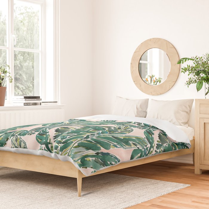 BIG FEELINGS Banana Leaf Tropical Duvet Cover Gallery Image 2