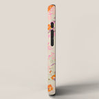 Faded Floral  - pink / citrus iPhone Case Gallery Image 2