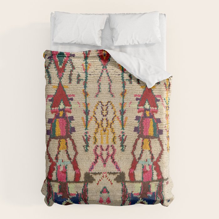 Moroccan Carpet Artwork Duvet Cover Gallery Image 1