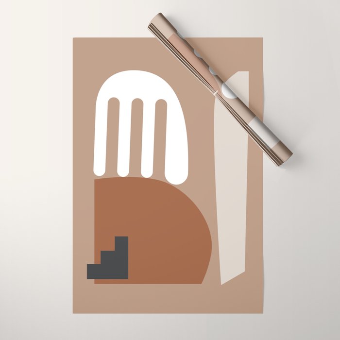 Shape study #10 - Stackable Collection Wrapping Paper Gallery Image 1