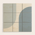 Modern Minimal Arch Abstract XXV Wood Wall Art Gallery Image 1