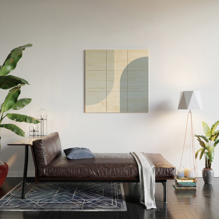 Modern Minimal Arch Abstract XXV Wood Wall Art Gallery Image 2