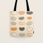 Retro Pumpkin Pattern Collection 1 Tote Bag Gallery Image 1