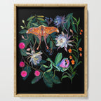 Mantis and Moth Cactus Flower Serving Tray Gallery Image 1