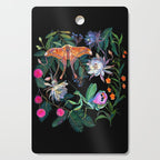Mantis and Moth Cactus Flower Cutting Board Gallery Image 1