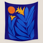 Community Garden At Night / Pop Botanical Wall Tapestry Gallery Image 4