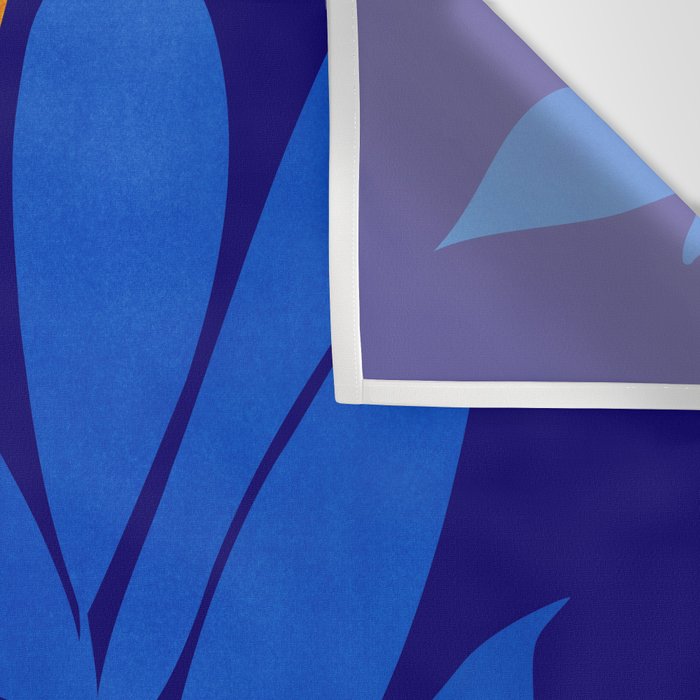 Community Garden At Night / Pop Botanical Wall Tapestry Gallery Image 3