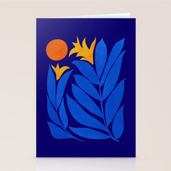 Community Garden At Night / Pop Botanical Stationery Card Gallery Image 2