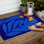Community Garden At Night / Pop Botanical Outdoor Rug Gallery Image 2