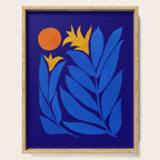 Community Garden At Night / Pop Botanical Serving Tray Gallery Image 1