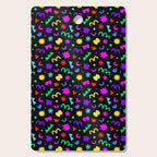 Fun colorful abstract organic shape art pattern Cutting Board Gallery Image 1