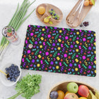 Fun colorful abstract organic shape art pattern Cutting Board Gallery Image 2