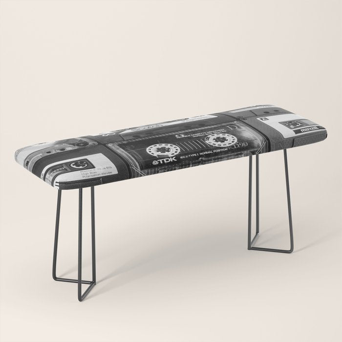 Something Nostalgic - black and white #decor #society6 #buyart Bench Gallery Image 1