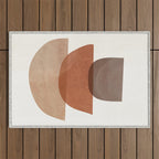 Abstract Shapes 18 Outdoor Rug Gallery Image 1
