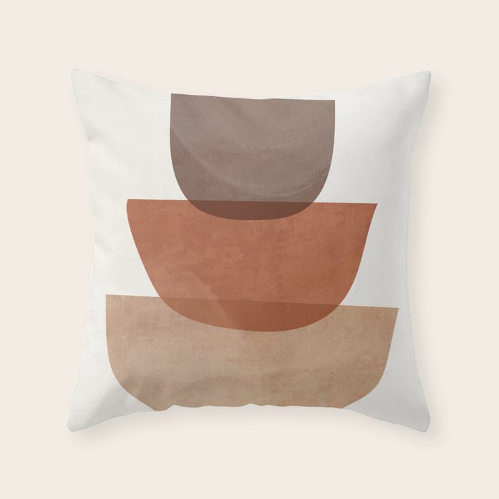 Abstract Shapes 18 Throw Pillow Gallery Image 6