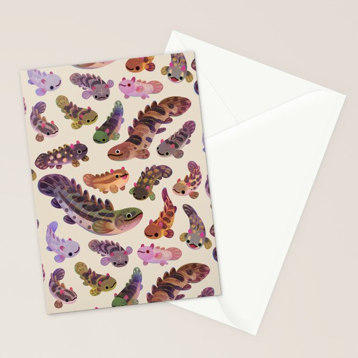 Baby polypterus Stationery Card Gallery Image 2